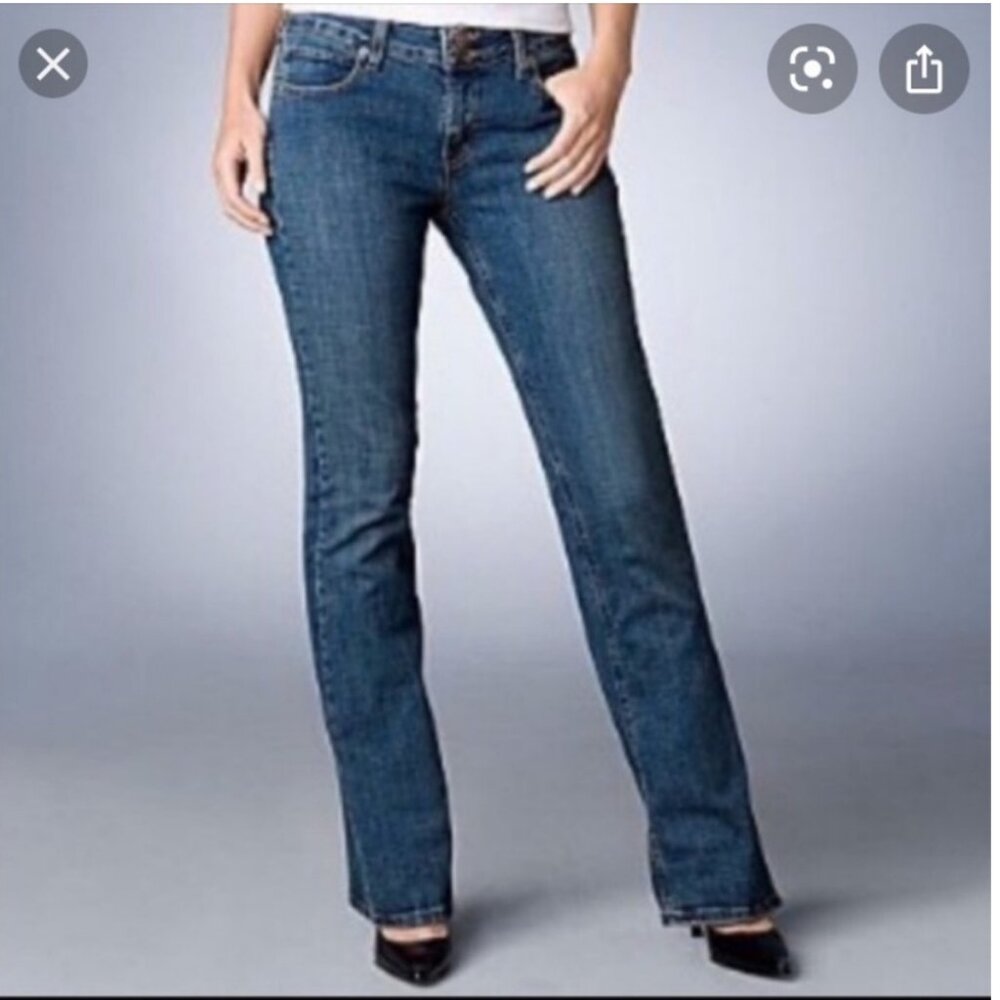 Levis Slender Boot Cut 526 Jeans Sz 12 Medium
